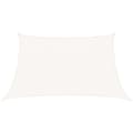 Miniatyrbilde 3 av 11: vidaXL Solseil 160 g/m² hvit 3/4x2 m HDPE