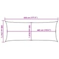 Miniatyrbilde 11 av 11: vidaXL Solseil 160 g/m² mørkegrønn 2x4,5 m HDPE