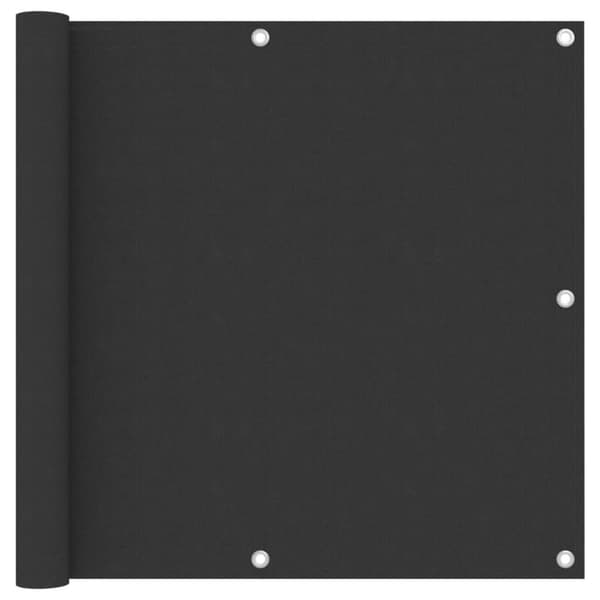 vidaXL Balkongskjerm antrasitt 90x500 cm oxfordstoff