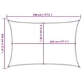 Miniatyrbilde 11 av 11: vidaXL Solseil 160 g/m² rød 3,5x5 m HDPE