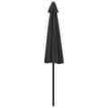 Miniatyrbillede 5 af 9: vidaXL altanparasol med aluminiumsstang 270x144x222 cm halv sort