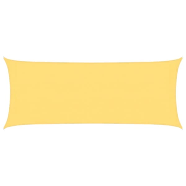 vidaXL Solseil 160 g/m² beige 2x5 m HDPE