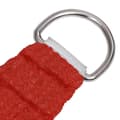 Miniatyrbilde 4 av 6: vidaXL Solseil 160 g/m² rød 3,5x4,5 m HDPE