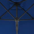 Miniatyrbillede 2 af 6: vidaXL haveparasol med stålstang 250x250x230 cm cm blå
