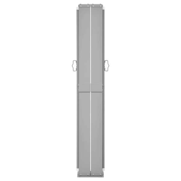 vidaXL Uttrekkbar sidemarkise 140x1200 cm brun