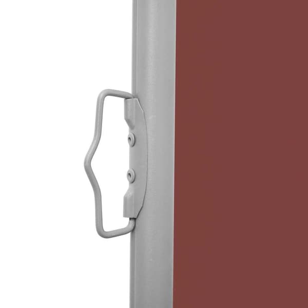 vidaXL Uttrekkbar sidemarkise 140x1200 cm brun