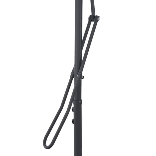 vidaXL Aurinkovarjo terästolpalla 250x250x230 cm terrakotta