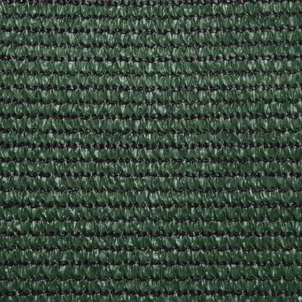 vidaXL Solsegel 160 g/m² mörkgrön 3x4x5 m HDPE