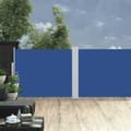 Miniatyrbilde 2 av 11: vidaXL Uttrekkbar sidemarkise 170x1200 cm blå