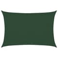 Miniatyrbilde 3 av 11: vidaXL Solseil 160 g/m² mørkegrønn 3,5x4,5 m HDPE