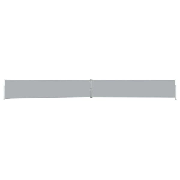 vidaXL Uttrekkbar sidemarkise 140x1200 cm antrasitt