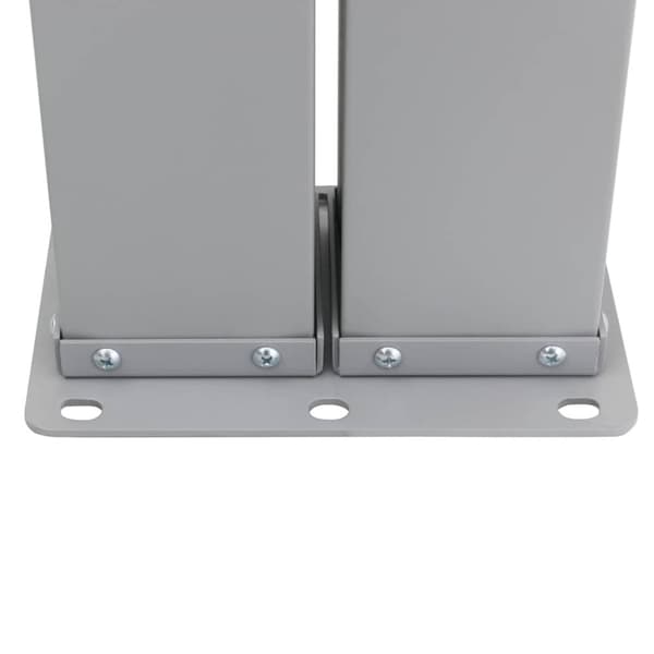 vidaXL Uttrekkbar sidemarkise 140x1200 cm antrasitt