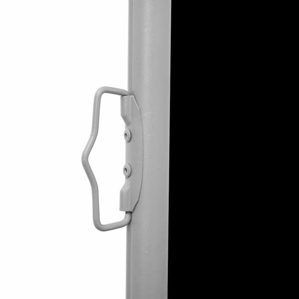 vidaXL Uttrekkbar sidemarkise 140x1200 cm svart