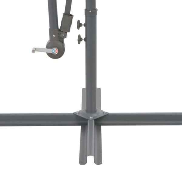 vidaXL Hengende hageparasoll med aluminiumsstang terrakotta 300 cm