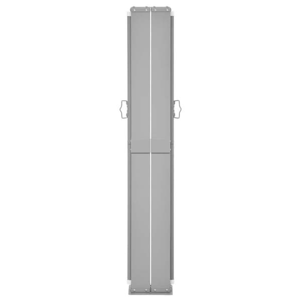 vidaXL sammenrullelig sidemarkise til terrassen 140x1200 cm blå