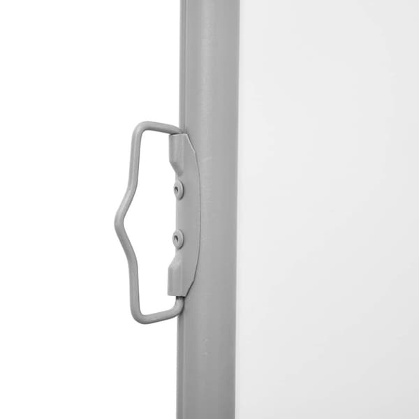 vidaXL sammenrullelig sidemarkise til terrassen 140x1200 cm creme