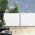 Miniatyrbillede 2 af 11: vidaXL sammenrullelig sidemarkise til terrassen 140x1200 cm creme