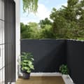 Pikkukuva 2 / 7: vidaXL Parvekkeen suoja antrasiitti 120x600 cm Oxford kangas