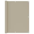 Miniatyrbillede 1 af 2: vidaXL altanafskærmning 120x600 cm oxfordstof beige