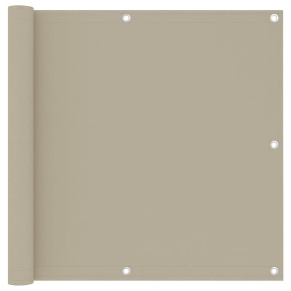 vidaXL altanafskærmning 90x300 cm oxfordstof beige