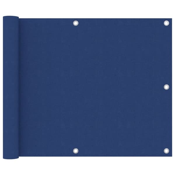 vidaXL Parvekkeen suoja sininen 75x300 cm Oxford kangas