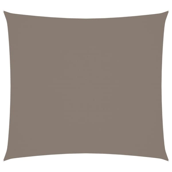 vidaXL Solsegel oxfordtyg rektangulärt 2x2,5 m taupe