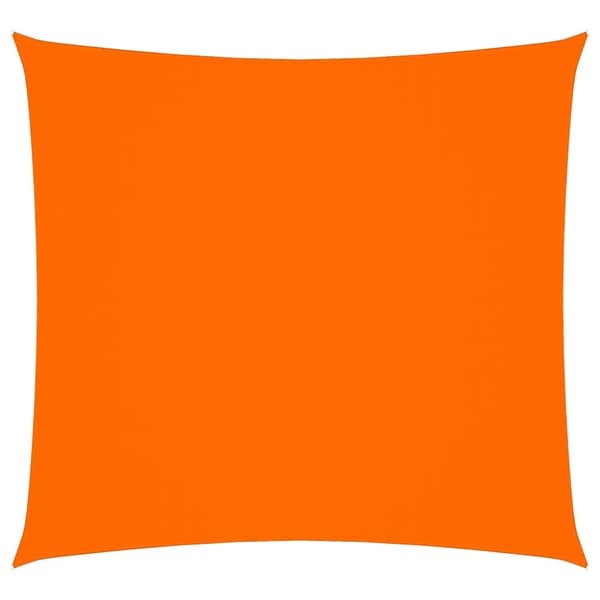 vidaXL Solseil oxfordstoff firkantet 2x2 m oransje