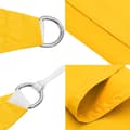 Miniatyrbilde 6 av 6: vidaXL Solseil oxfordstoff trekantet 3,5x3,5x4,9 m gul