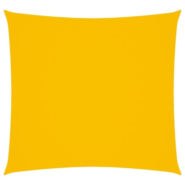 vidaXL Solseil oxfordstoff kvadratisk 2,5x2,5 m gul