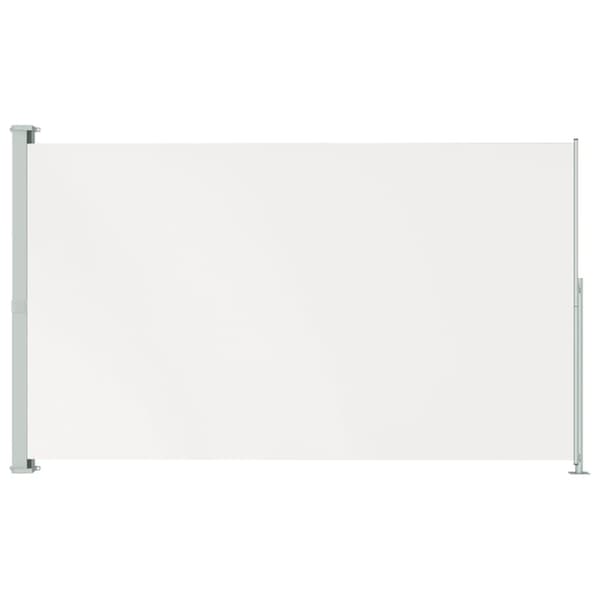 vidaXL Uttrekkbar sidemarkise 220x300 cm kremhvit