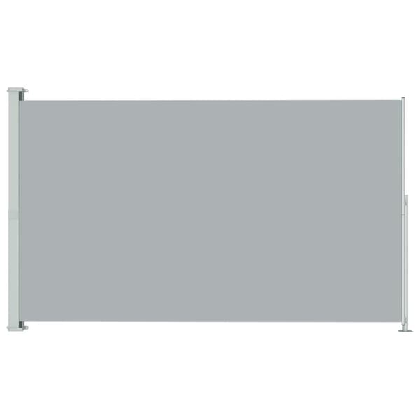 vidaXL Uttrekkbar sidemarkise 200x300 cm grå