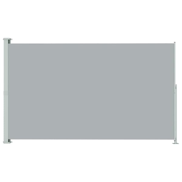 vidaXL Uttrekkbar sidemarkise 180x300 cm grå