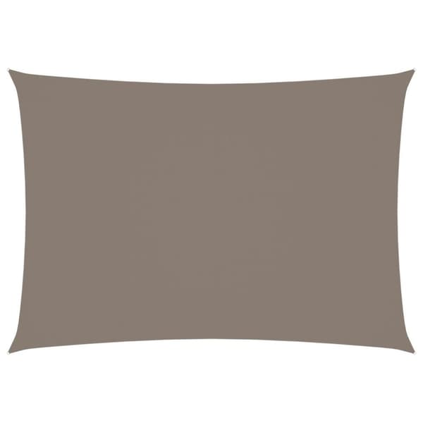 vidaXL Solsegel oxfordtyg rektangulärt 2,5x4,5 m taupe