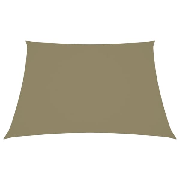 vidaXL Solseil oxfordstoff kvadratisk 4,5x4,5 m beige