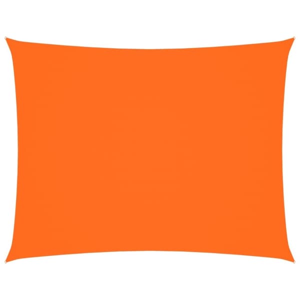 vidaXL Solseil oxfordstoff rektangulær 2,5x3,5 m oransje