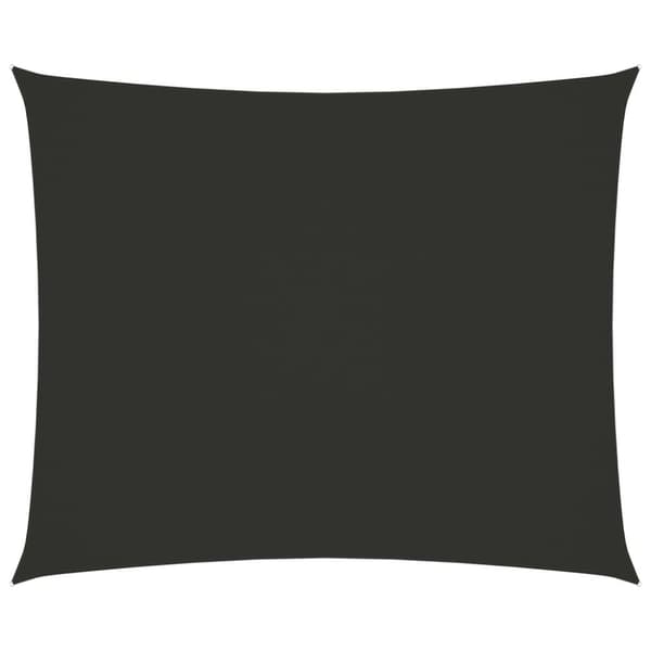 vidaXL Solsegel oxfordtyg rektangulärt 3,5x4,5 m antracit