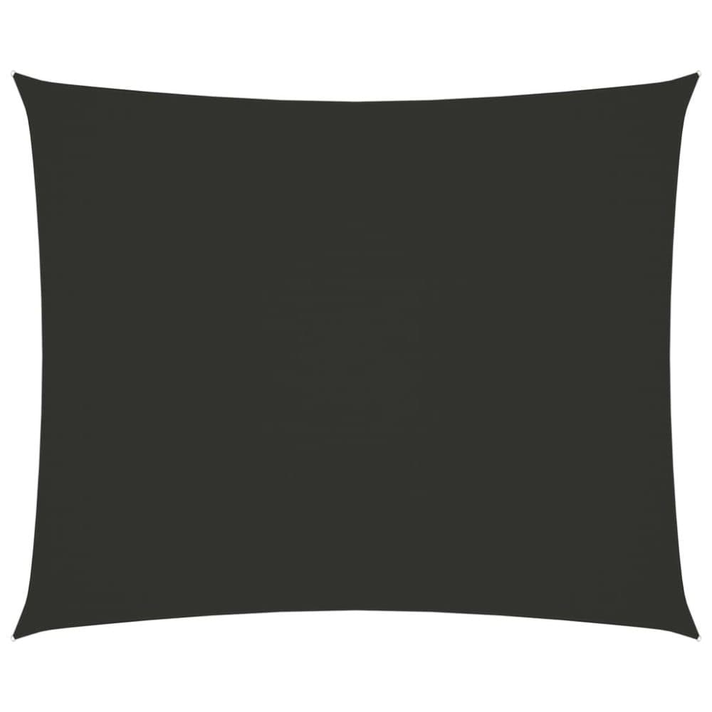 vidaXL Solsegel oxfordtyg rektangulärt 3,5x4,5 m antracit
