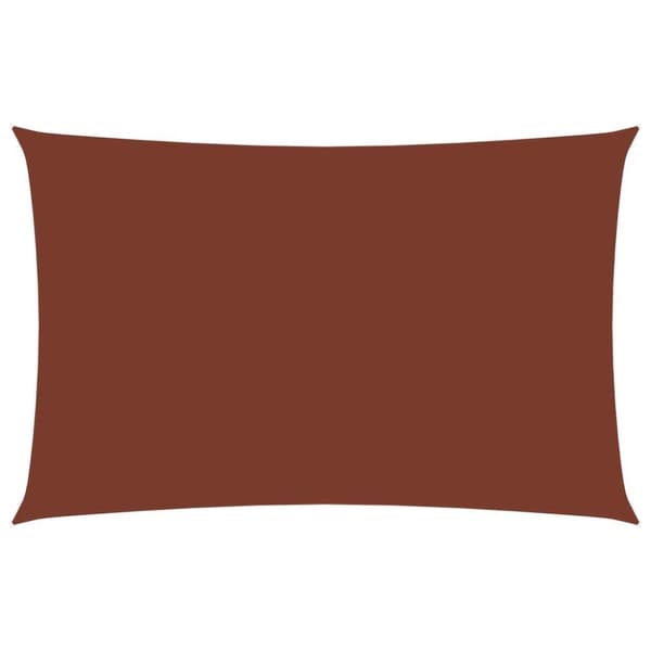 vidaXL Solsegel oxfordtyg rektangulärt 2x4,5 m terrakotta