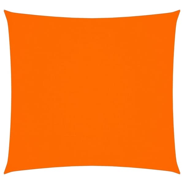 vidaXL Solseil oxfordstoff firkantet 3,6x3,6 m oransje