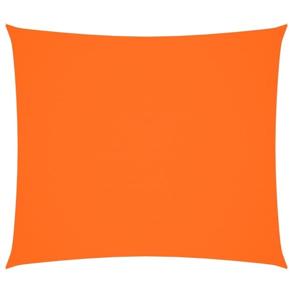 vidaXL Solseil oxfordstoff rektangulær 2,5x3 m oransje