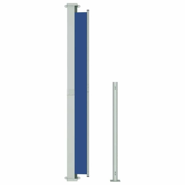 vidaXL Uttrekkbar sidemarkise 180x500 cm blå
