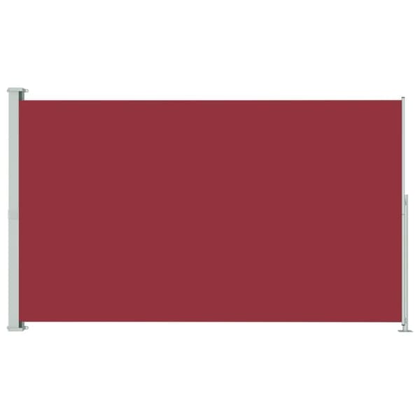 vidaXL Uttrekkbar sidemarkise 180x300 cm rød