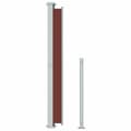 Miniatyrbilde 5 av 8: vidaXL Uttrekkbar sidemarkise 180x300 cm brun