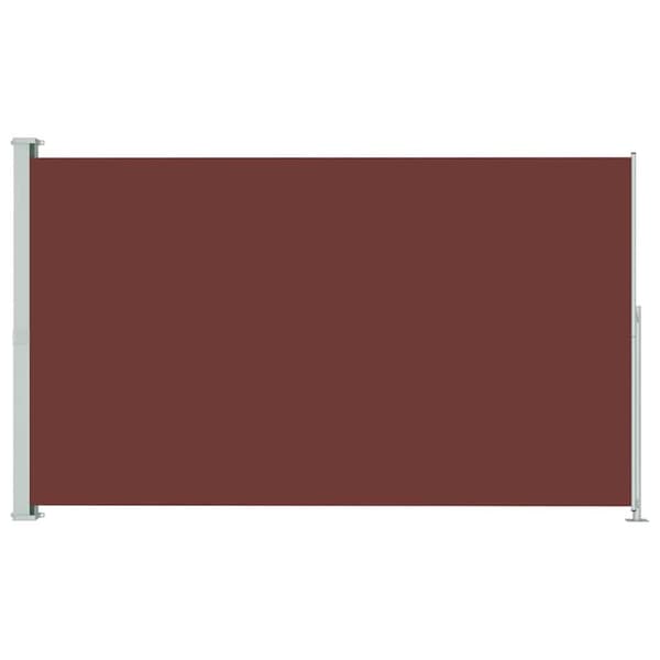 vidaXL Uttrekkbar sidemarkise 180x300 cm brun