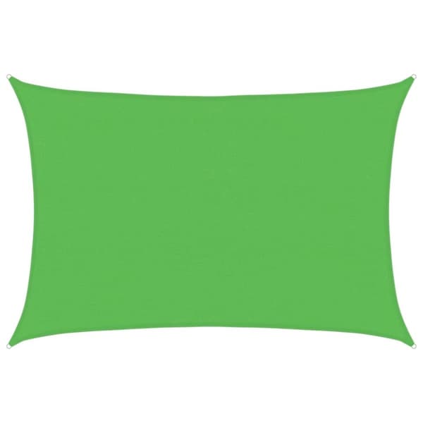 vidaXL Solseil 160 g/m² lysegrønn 4x5 m HDPE