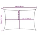 Miniatyrbilde 11 av 11: vidaXL Solseil 160 g/m² lysegrønn 4x5 m HDPE