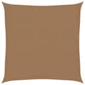 Miniatyrbilde 1 av 6: vidaXL Solseil 160 g/m² gråbrun 2x2 m HDPE