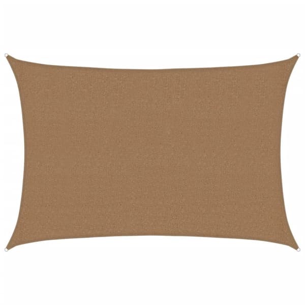 vidaXL Solsegel 160 g/m² taupe 2,5x4 m HDPE