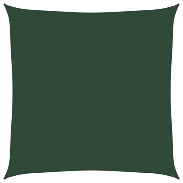 vidaXL Solseil 160 g/m² mørkegrønn 5x5 m HDPE