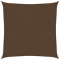 Miniatyrbild 3 av 11: vidaXL Solsegel 160 g/m² brun 3x3 m HDPE